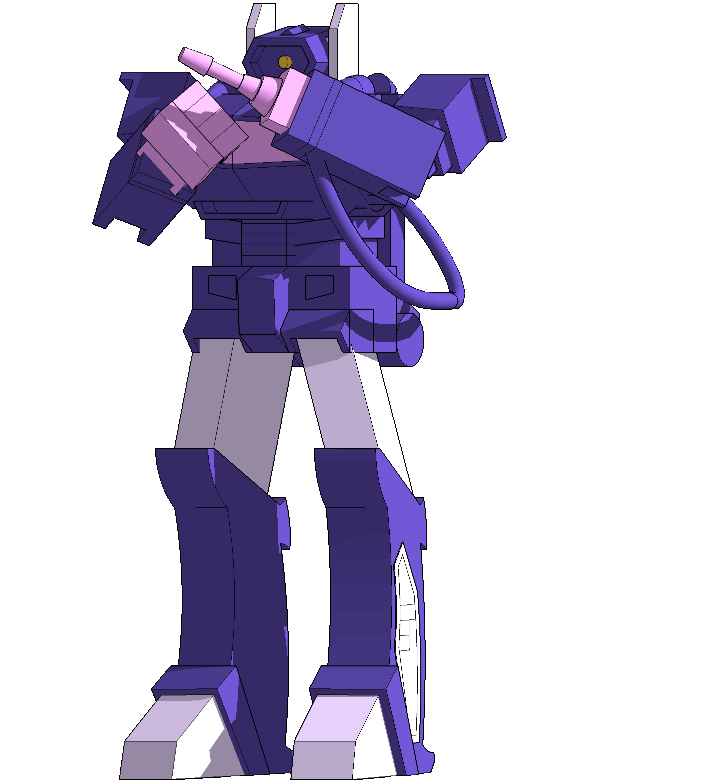 D04.22 Shockwave - Light Punch - Transformers Retro Pixel Art.