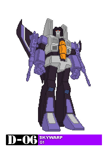 23 Skywarp – Transformers Retro Pixel Art