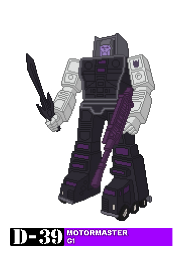 127 Motormaster – Transformers Retro Pixel Art