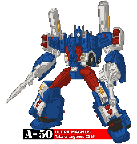 146 Ultra Magnus – Transformers Retro Pixel Art