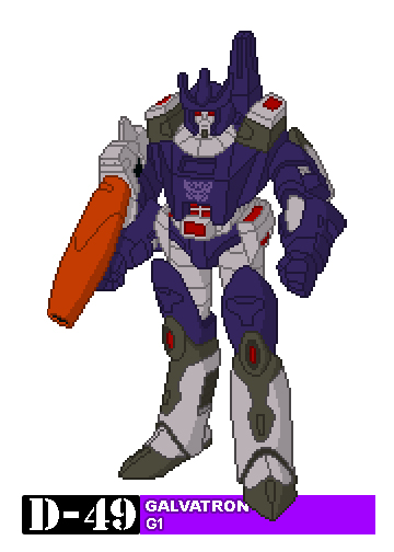 147 Galvatron – Transformers Retro Pixel Art