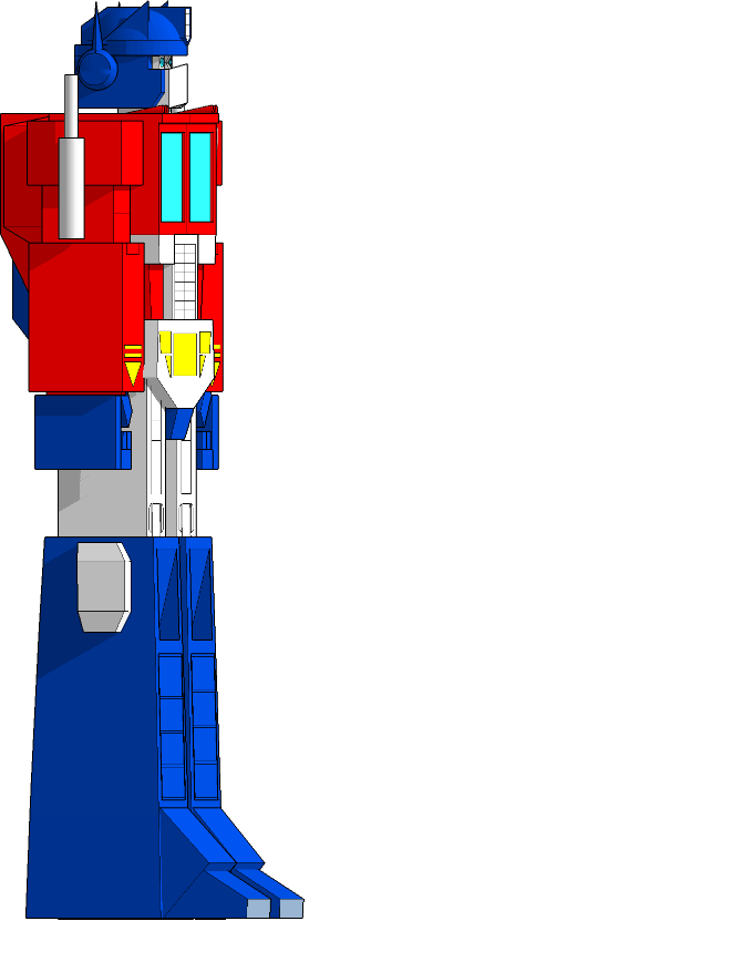 Optimus Prime Transformers Retro Pixel Art - Gambaran